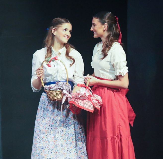 Some of the cast at Creagh College Presents Oklahoma in The Gorey Little Theatre. PHOTO: Sabrina Ffrench