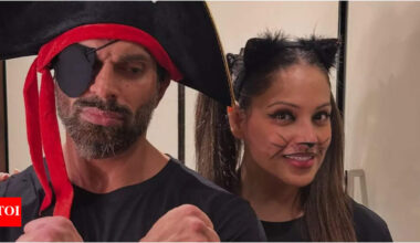 Bipasha Basu, Karan Singh Grover and daughter Devi steal hearts with adorable halloween celebration, shares photos with fans | Hindi Movie News