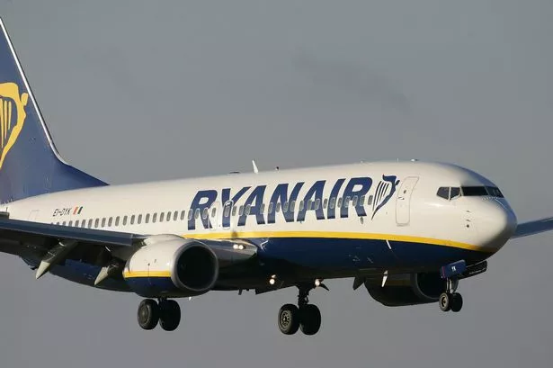 File photo of a Ryanair plane
