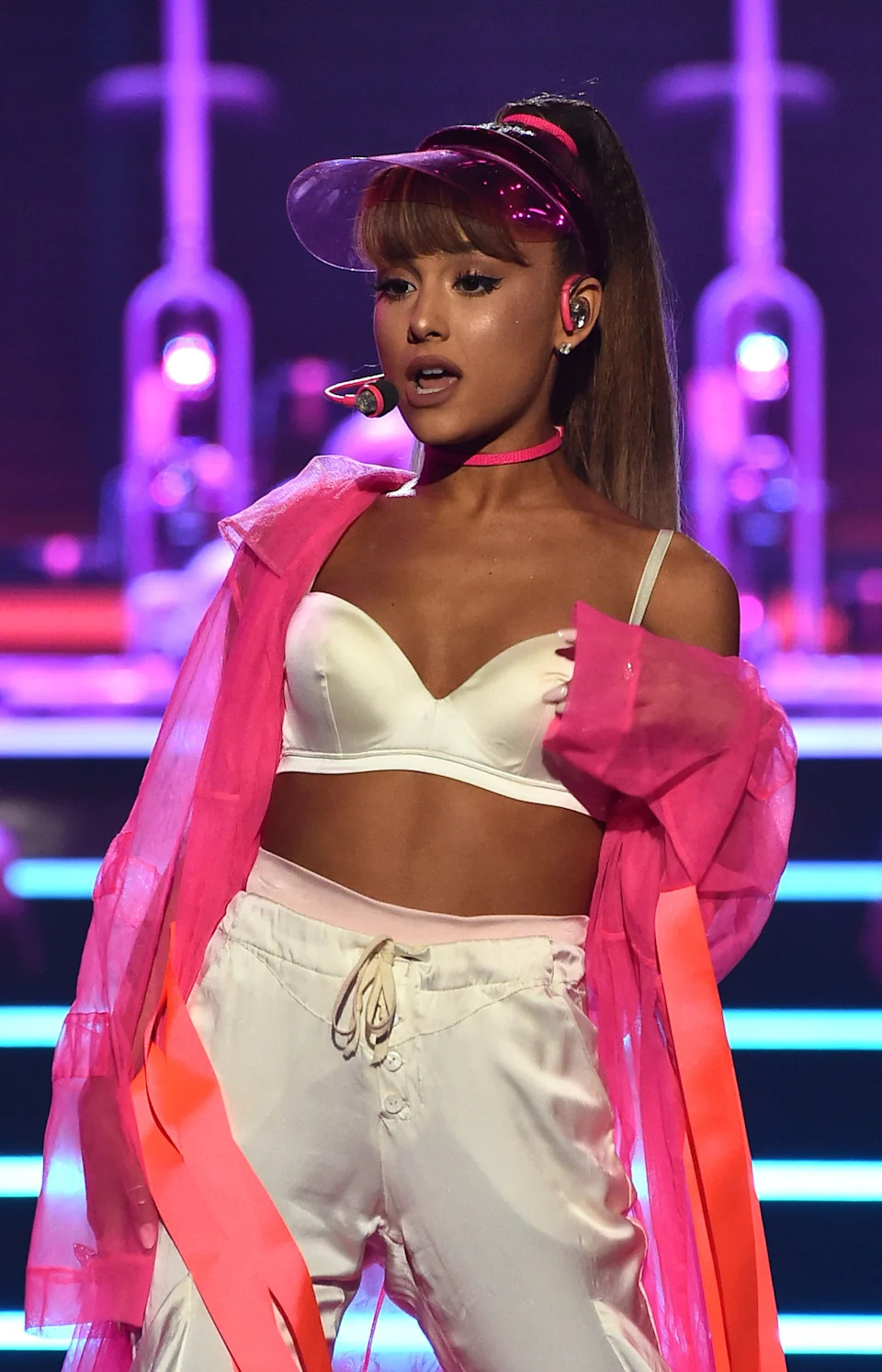 Ariana Grande on stage