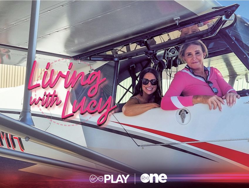 Lucy Kennedy and Caitlyn Jenner. Photo: Virgin Media