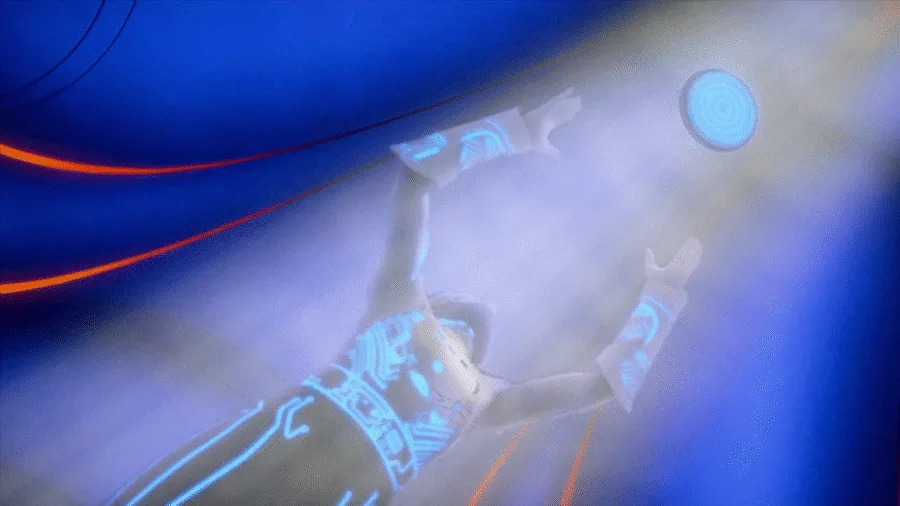 Bruce Boxleitner as Tron in the 1982 original movie