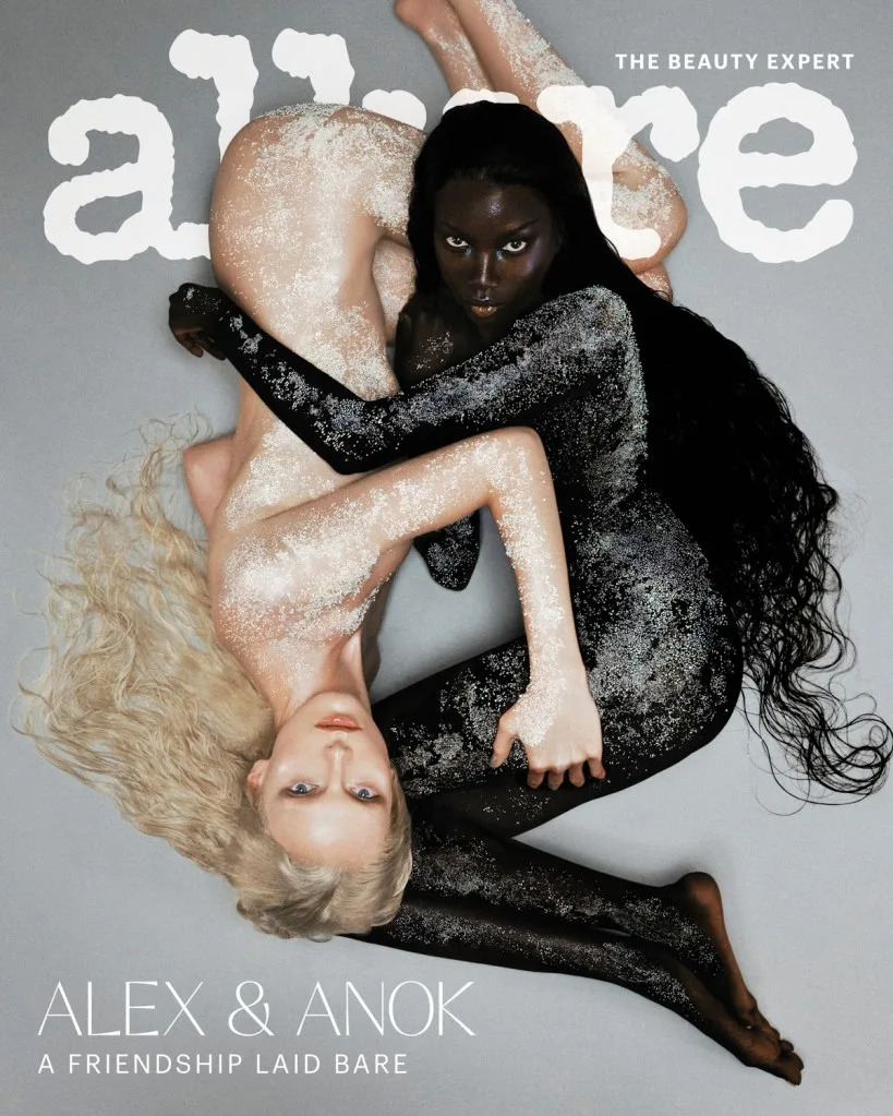 Allure October 2025 : Anok Yai & Alex Consani by Zhong Lin 
