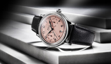 The Kurono Grand Jubilee Calendar Salmon Dial
