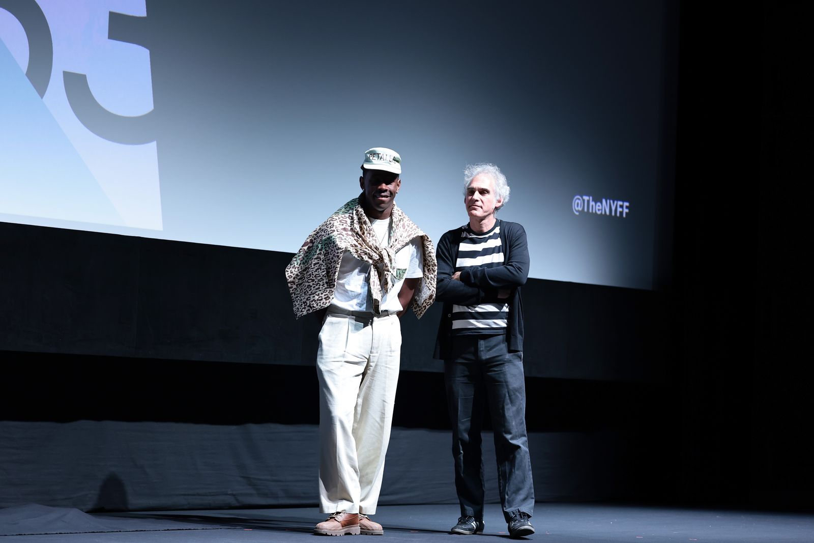 Tyler the Creator and Ronald Bronstein at the 63rd New York Film Festival.