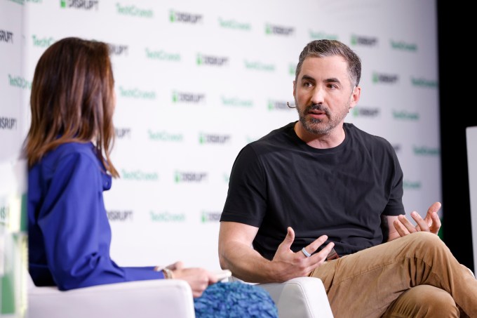 Connie Loizos, Editor-in-Chief & GM of TechCrunch, and Kevin Rose, Founder, Digg, speak onstage during day three of TechCrunch Disrupt 2025 at Moscone Center on October 29, 2025 in San Francisco, California.