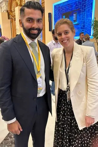 Sunil Sharma/X.com Princess Beatrice in a photo posted on Oct. 28, 2025.