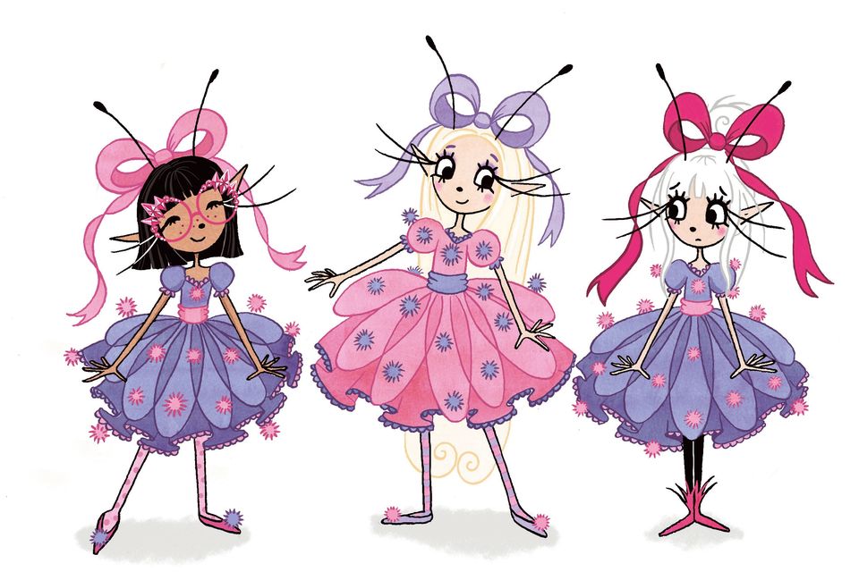 Illustration from The Diary of Wiska Wildflower: The New School by Harriet Muncaster (Oxford University Press)
