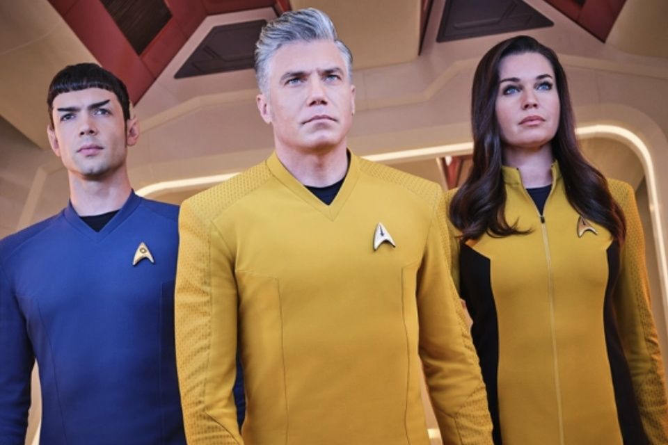 Captain Pike's crew in the predictable 'Star Trek: Strange New Worlds'