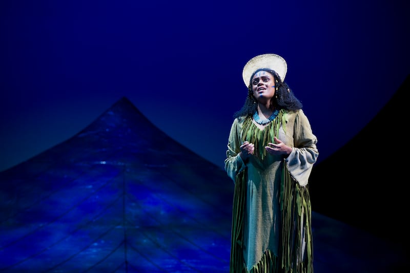 Axelle Saint-Cirel in The Magic Fountain. Photograph: Pádraig Grant