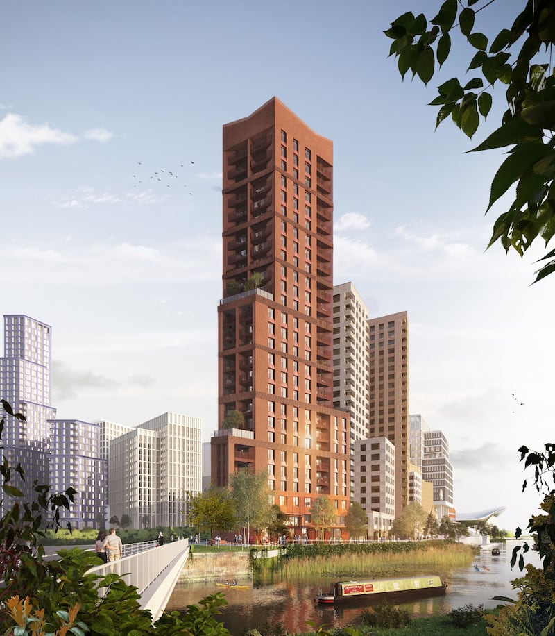 Among the practice's projects was The Prow, a 27-storey residential block at East Bank
