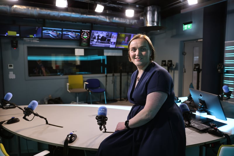 Patricia Monahan, Director of Audio, RTÉ. Photograph: Dara Mac Dónaill 







