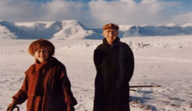 Halldor Laxness and his wife