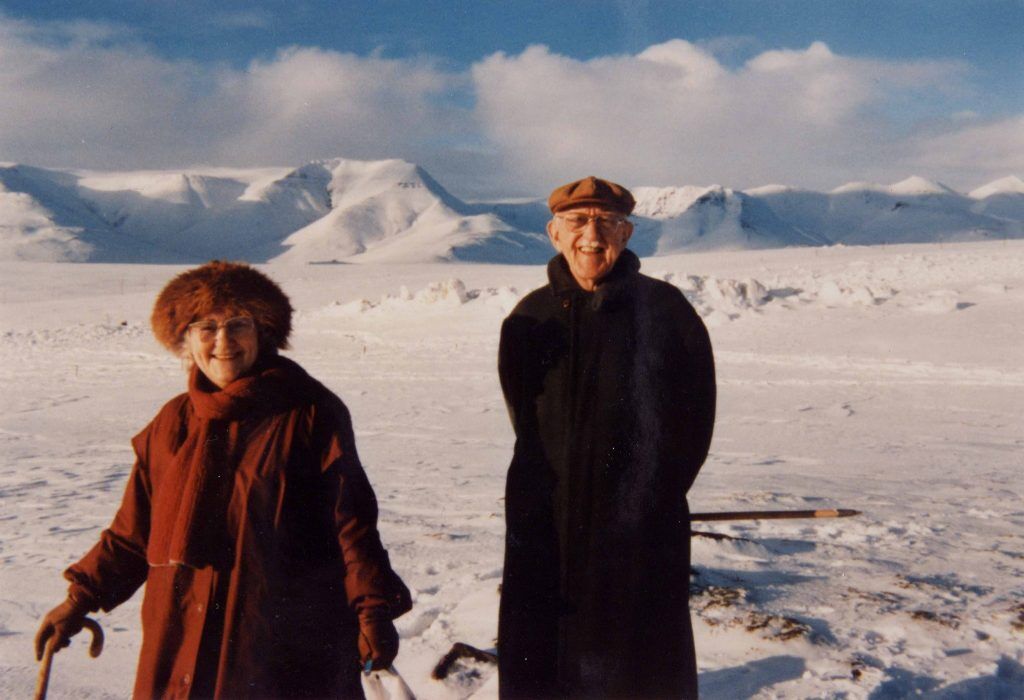 Halldor Laxness and his wife