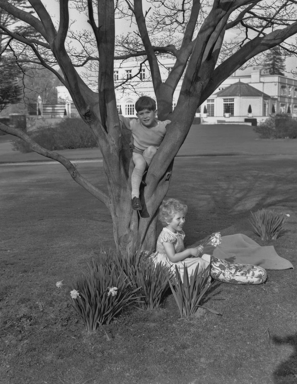 Princess Anne And Prince Charles At Windsor Lodge