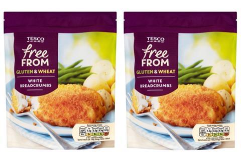 Tesco Free From breadcrumbs