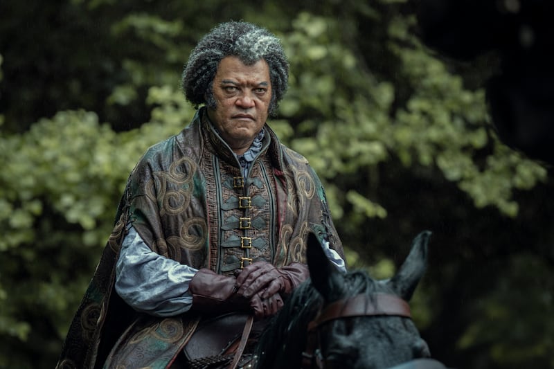 Laurence Fishburne as Regis. Photograph: Susie Allnutt/Netflix