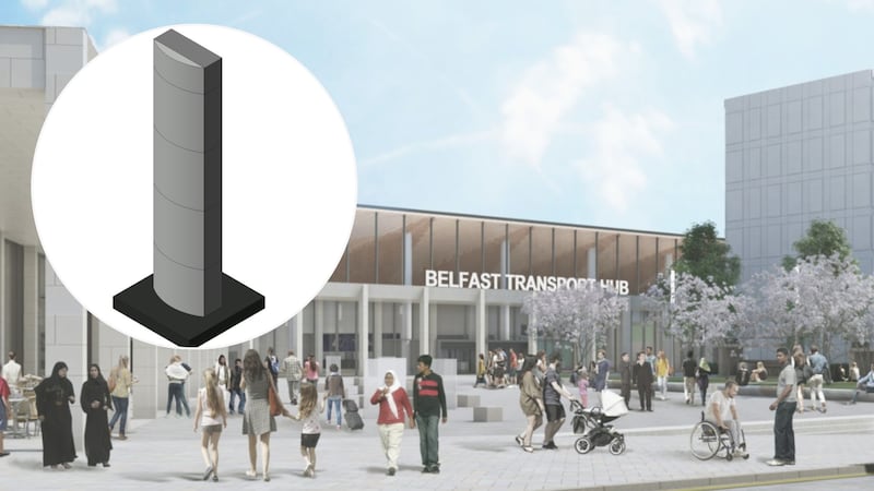 Nine metre sculpture made from Boyne Bridge steel set to be erected outside Belfast’s new Grand Central Station