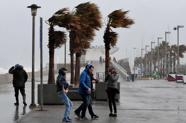 Storm Gloria batters Spanish eastern coast in Valencia  (file photo)