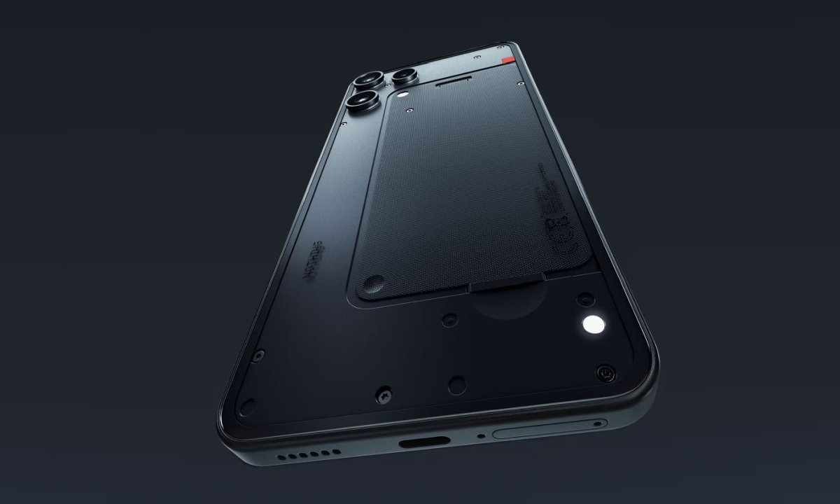 Nothing Phone (3a) Lite pares the Glyph light system down to a single notification LED