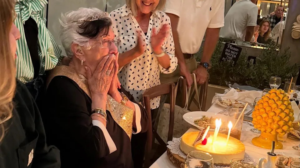 Marlene Willis Enjoys a Cheesecake at Il Pastaio for Her 90th BirthdayInstagram