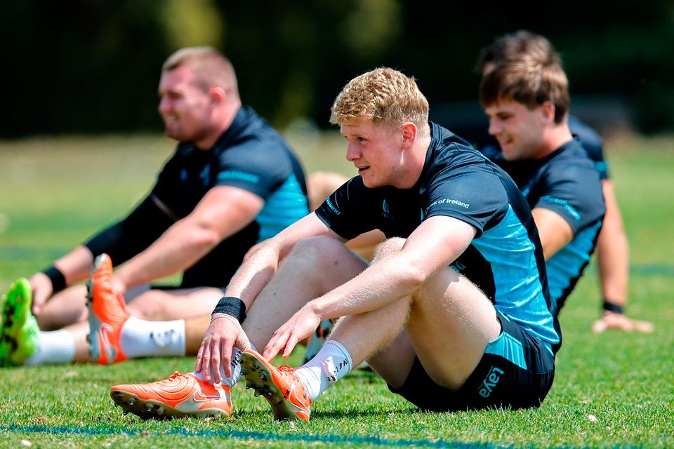 Andrew Osborne during Leinster training in Pretoria. Photo: Frans Lombard / Sportsfile