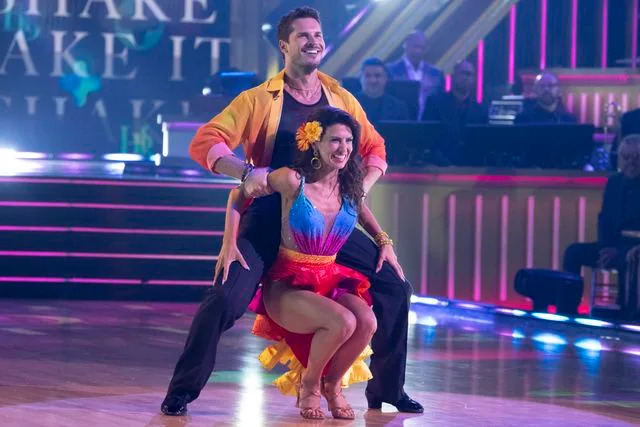 Disney/Eric McCandless Gleb Savchenko and Hilaria Baldwin