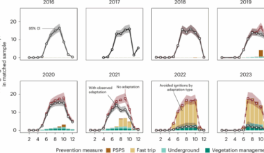 Dynamic grid management reduces wildfire adaptation costs in the electric power sector