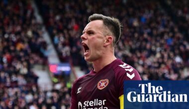 Hearts move eight points clear at top after Shankland spot-kick sees off Celtic | Scottish Premiership