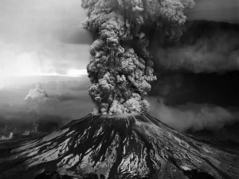 Mount St. Helens’ eruption on May 18, 1980, sent columns of ash and volcanic gas more than 80,000 feet high. Christelle Wauthier, associate professor in Penn State’s Department of Geosciences, led the development of new models that can gauge the stability of volcanoes like Mount St. Helens, where collapse of the volcano sides can menace nearby communities. (CREDIT: U.S. Geological Survey)