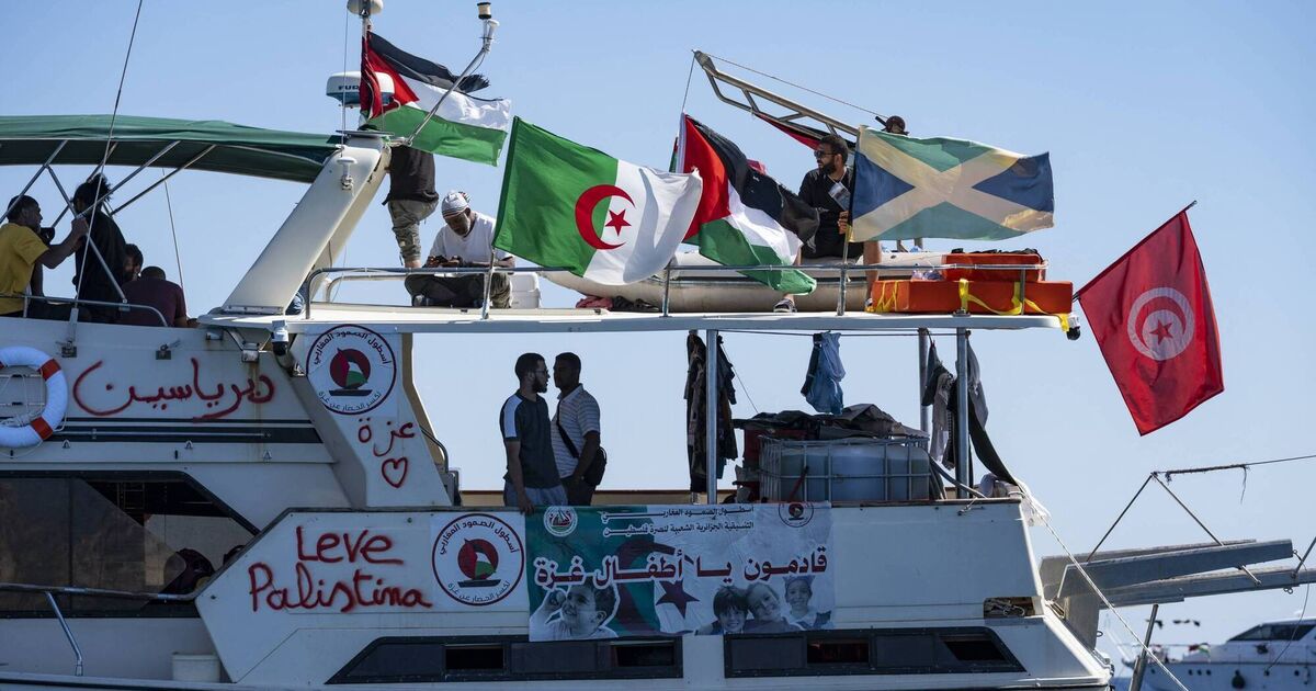 Gaza flotilla says vessels approached its boats as it nears Israeli blockade
