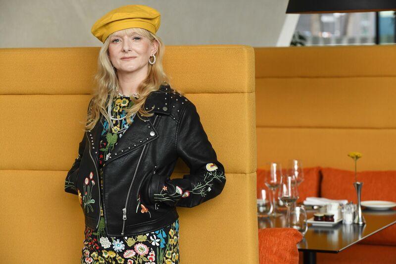  Klara McDonnell, who was treated for breast cancer photographed in the Marker Hotel, Dublin Photograph Moya Nolan
