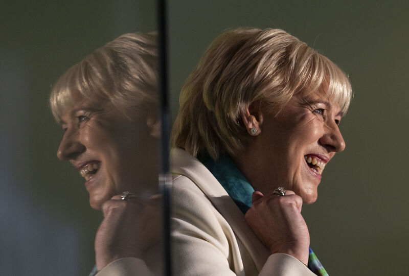 Fine Gael Presidential Candidate Heather Humphries in Co Monaghan launching her campaign to become the next President of Ireland. Photo: Sam Boal/Collins photos