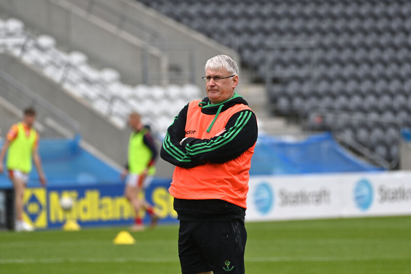  Nemo Rangers manager Robbie O'Dwyer at their McCarthy Insurance Group Senior FC semi-final match against Newcestown at Páirc Uí Chaoimh. Pic: Dan Linehan