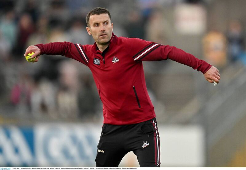 Cork manager Ben O'Connor is currently picking his panel for 2026. Picture: Brendan Moran/Sportsfile