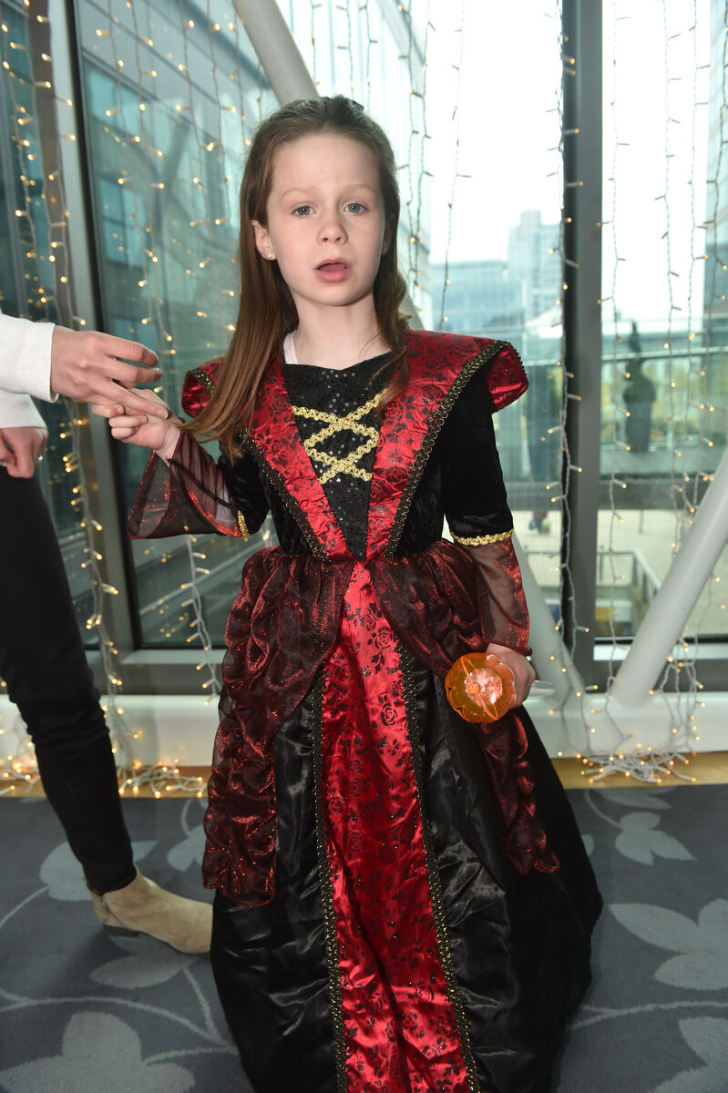 Kayla Henebry at the Dalata Hotel group childrens Halloween party at the Clario Hotel, Cork, in aid of Our Ladys Hospital for Sick Children in Crumlin in 2016. Picture: Dan Linehan