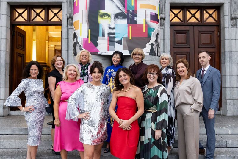 Johanna Murphy & Sons Estate Agents Ltd & friends, at Cork City Hall for the Irish Examiner IE Style Live 2025 event. Picture: Michael O'Sullivan/OSM 