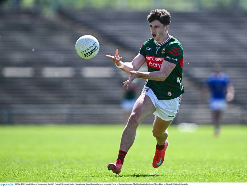 Mayo's Sam Callinan will be key for Ballina. Photo by Piaras Ó Mídheach/Sportsfile