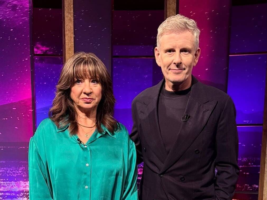 Kathleen Richards with Patrick Kielty
