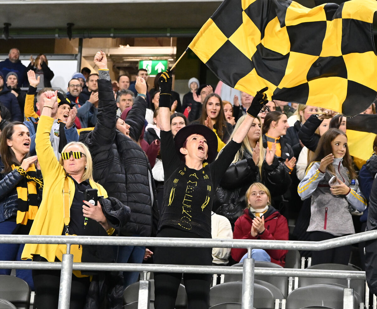 Kilbrittain supporters show their joy. Picture: Eddie O'Hare