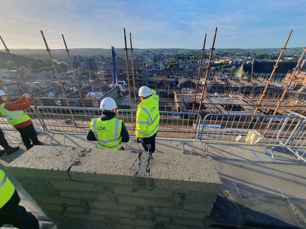 Members of the LDA on a site visit at St Kevin's Hospital in September 2024