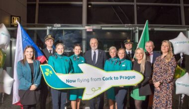 New Aer Lingus Cork to Prague service takes off