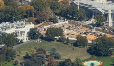 Tourists gawk and recoil at Trump's destruction of the White House East Wing