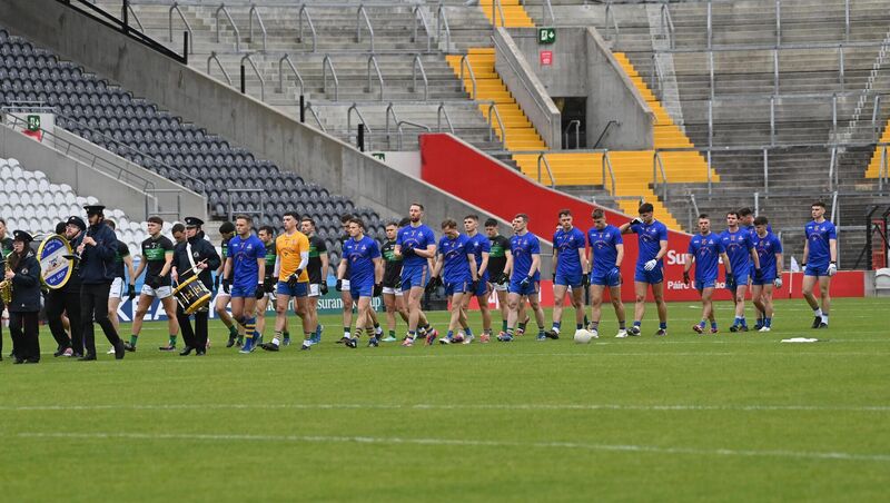 St Finbarr's and Nemo take to the field in the McCarthy Insurance Group SFC final at SuperValu Páirc Uí Chaoimh. Picture Dan Linehan  St Finbarr's and Nemo take to the field in the McCarthy Insurance Group SFC final at SuperValu Páirc Uí Chaoimh. Picture Dan Linehan
