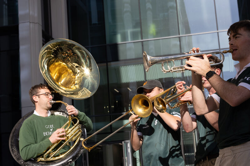 Code of Behaviour performing at Penrose Dock as part of the Guinness Cork Jazz Festival. 