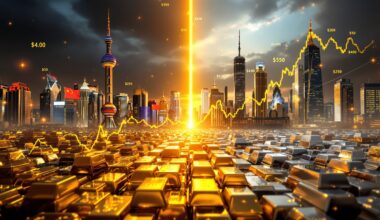 Shanghai metals market control visualized with skyscrapers.