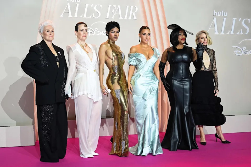 To say the cast of “All’s Fair” has been serving looks during this press tour would be a serious understatement. AFP via Getty Images