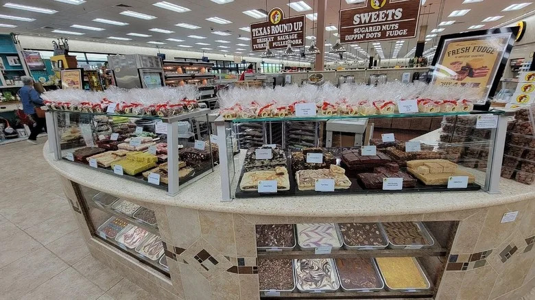 Buc-ee's fudge selection