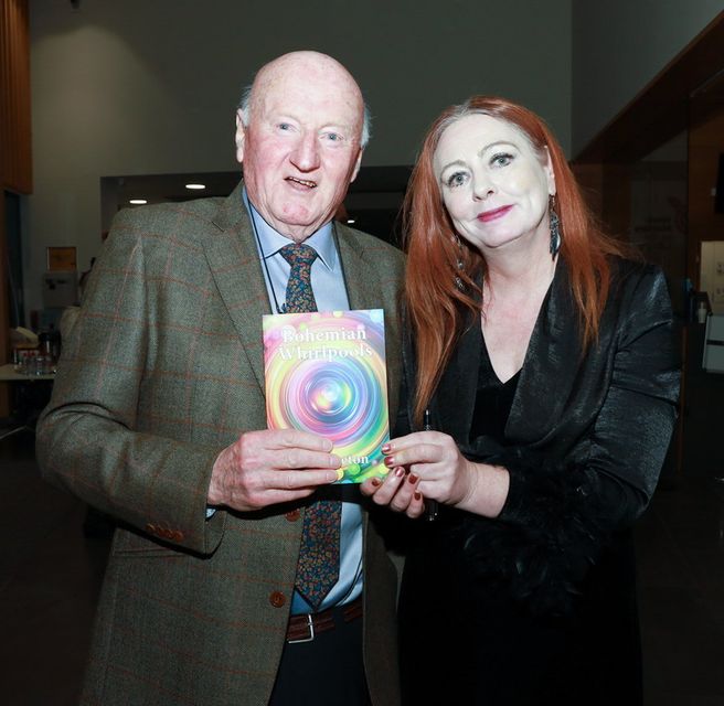 Mick O Callaghan with Anne Ireton at Anne Ireton's Book Launch of her new book Bohemian Whirlpools at The Gorey Library. PHOTO: Sabrina Ffrench