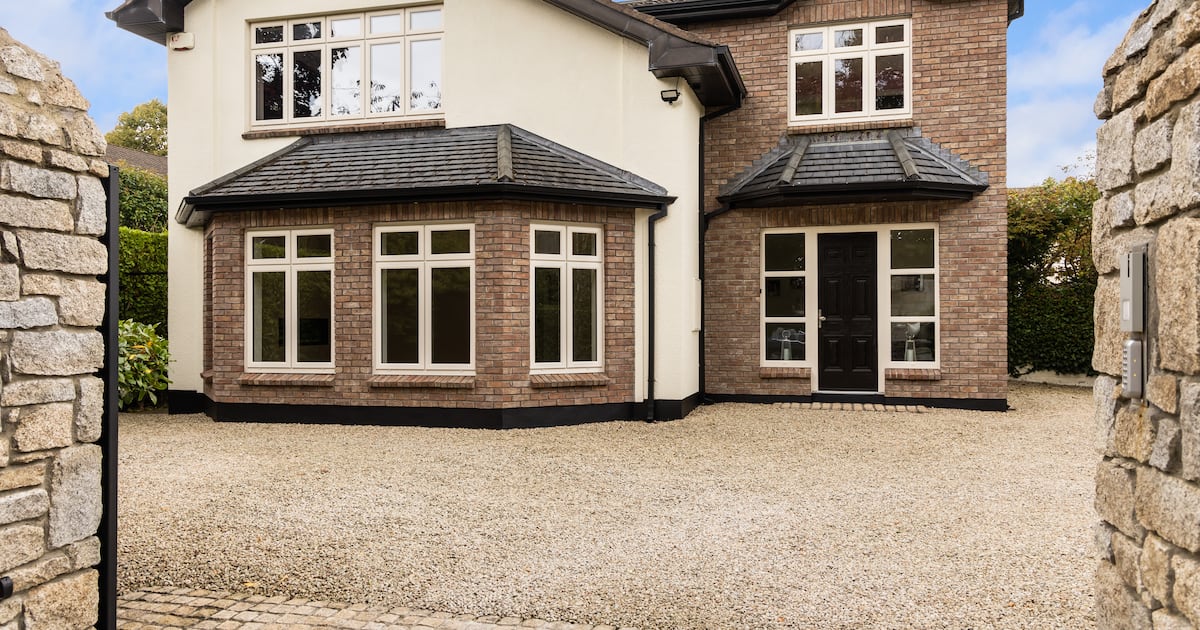 Detached energy-efficient four-bed with spacious garden in Foxrock for €1.3m – The Irish Times
